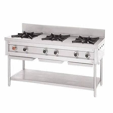 Three Burner Chinese Range